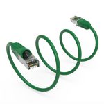 6Ft Cat5E Shielded (FTP) Ethernet Network Booted Cable Green - Image 3