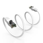 6Ft Cat5E Shielded (FTP) Ethernet Network Booted Cable White - Image 3
