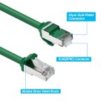 10Ft Cat.8 S/FTP Ethernet Network Cable Green 28AWG - Image 4