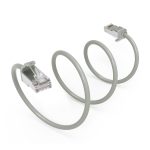1Ft Cat.8 S/FTP Ethernet Network Cable Gray 28AWG - Image 3