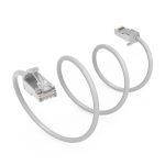 7Ft Cat.8 S/FTP Ethernet Network Cable White 28AWG - Image 3