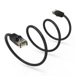 175Ft CAT6 UTP Ethernet Network Booted Cable Black - Image 3
