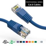 6Ft CAT6 UTP Ethernet Network Booted Cable Blue