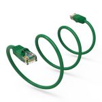 0.5Ft CAT6 UTP Ethernet Network Booted Cable Green - Image 3