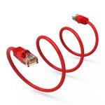 75Ft CAT6 UTP Ethernet Network Booted Cable Red - Image 3