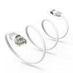 0.5Ft CAT6 UTP Ethernet Network Booted Cable White - Image 3