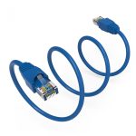 4Ft CAT6A UTP Ethernet Network Booted Cable Blue - Image 3