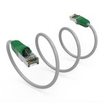 7Ft CAT6 SFTP Crossover Cable Gray Wire/Green Boot - Image 3