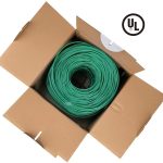 1000ft Cat.5e UTP 24AWG Solid CMR Bulk Cable Green, UL Listed - Image 5