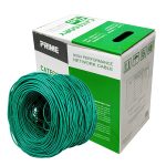 1000ft Cat.5e UTP 24AWG Solid CMR Bulk Cable Green, UL Listed - Image 6