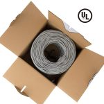 1000ft Cat.5e UTP 24AWG Solid CMR Bulk Cable Gray, UL Listed - Image 5