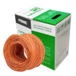 1000ft Cat.5e UTP 24AWG Solid CMR Bulk Cable Orange, UL Listed - Image 6