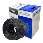 1000ft CAT6 UTP 23AWG Solid CMR Bulk Cable Black, UL Listed - Image 6