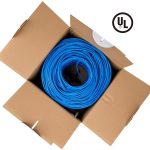 1000ft CAT6 UTP 23AWG Solid CMR Bulk Cable Blue, UL Listed - Image 5