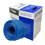1000ft CAT6 UTP 23AWG Solid CMR Bulk Cable Blue, UL Listed - Image 6