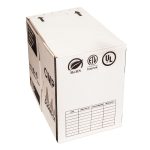 CAT6 UTP 23AWG Solid CMP bulk cable(black), 1000ft REELEX - Image 2