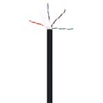 1000Ft CAT6 UTP Direct Burial Outdoor Cable Black - Image 2