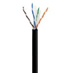 1000Ft CAT6 UTP Direct Burial Outdoor Cable Gel Type Black - Image 2