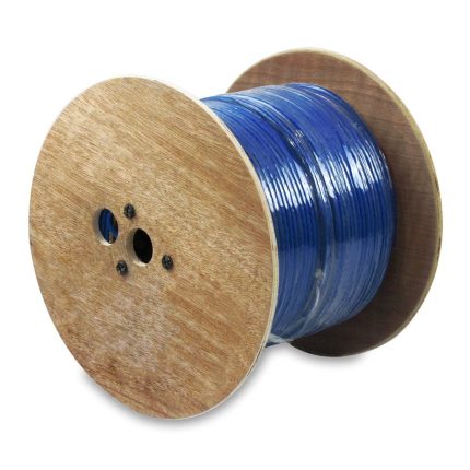 1000Ft CAT6 Shielded Solid Cable Plenum w/Spline (CMP) Blue