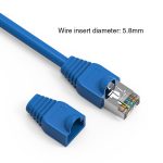 Color Boots for RJ45 Plug Blue 100pk - Image 4