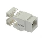Cat.5E RJ45 110 Type 180° Keystone Jack White - Image 3