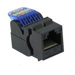 Cat.5E Tool Less Keystone Jack Black - Image 2