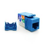 CAT6 RJ45 110 Type Keystone Jack Blue - Image 2
