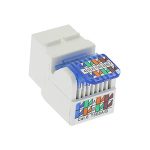 CAT6 Tool Less Keystone Jack White - Image 4