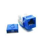 CAT6A Keystone Jack Blue - Image 2