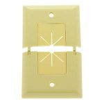 Split Plate w/Flexible Opening Ivory - Image 3