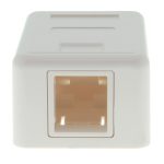 1 Port RJ45 Surface Mount Box White (Box only) - Image 2
