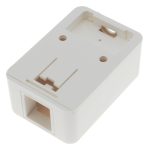 1 Port RJ45 Surface Mount Box White (Box only) - Image 3