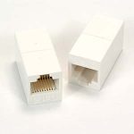 CAT6 RJ45 Inline Coupler White