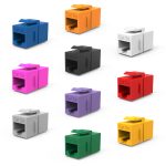 Cat.5E Inline Coupler w/Keystone Latch Black - Image 4