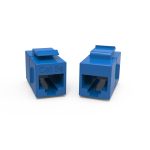 Cat.5E Inline Coupler w/Keystone Latch Blue - Image 2