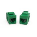 Cat.5E Inline Coupler w/Keystone Latch Green - Image 2