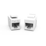Cat.5E Inline Coupler w/Keystone Latch White - Image 2