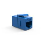 CAT6 Inline Coupler w/Keystone Latch Blue