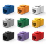 CAT6 Inline Coupler w/Keystone Latch Gray - Image 4