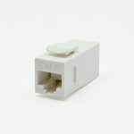 CAT6 Right Angle Keystone Coupler White - Image 3