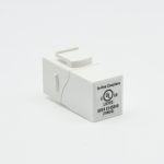 CAT6 Right Angle Keystone Coupler White - Image 4