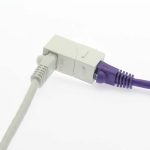 CAT6 Right Angle Keystone Coupler White - Image 2