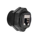 CAT6 RJ45 Shielded Industrial Panelmount Bulkhead Coupler - Image 2