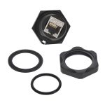 CAT6A RJ45 Shielded Industrial Panelmount Bulkhead Coupler