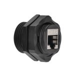 CAT6A RJ45 Shielded Industrial Panelmount Bulkhead Coupler - Image 2
