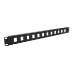 1U 19" 12port Blank Panel for Keystone Jack - Image 2