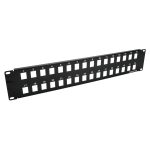 2U 19" 32port Blank Panel for Keystone Jack - Image 2