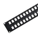 2U 19" 32port Blank Panel for Keystone Jack - Image 3