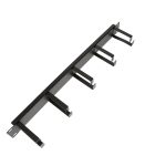 1U Cable Management 1.75"x19", Metal Ring - Image 2