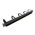 1U Cable Management 1.75"x19", Metal Ring - Image 3